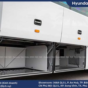 Khoang hành lý Universe diện tích chứa lên đến 625 kg