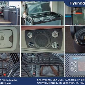 Các trang bị bên trong khoang hành khách xe Exito