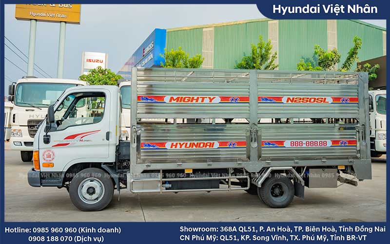 New Mighty N250SL thùng chở heo