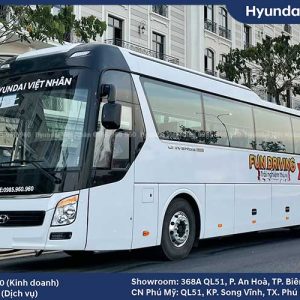 Ngoại thất xe khách 47 chỗ Hyundai