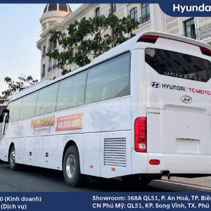 Thiết kế đuôi xe Universe