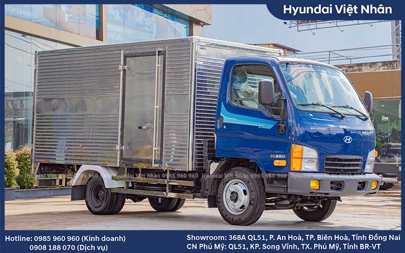 Xe tải N250 đồng nai thùng kín inox