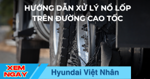 xử lý nổ lốp trên cao tốc