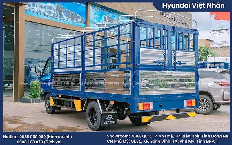 Thiết kế thùng mui bạt trên xe N550LA