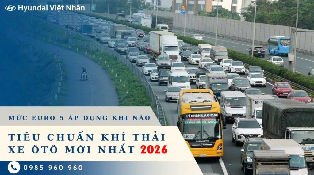 Tiêu chuẩn khí thải xe ô tô mới nhất 2026