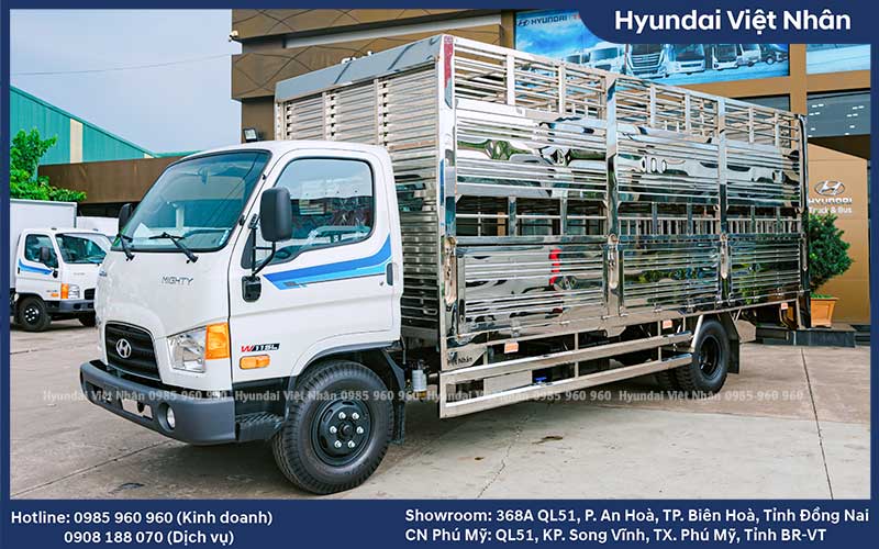 Xe tải chở heo Hyundai W11SL chuẩn đăng kiểm