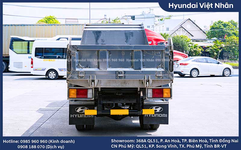 Phân đuôi xe ben full inox N250