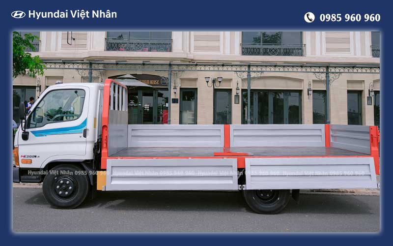 Kết cấu xe thùng lửng chở vật liệu xây dựng