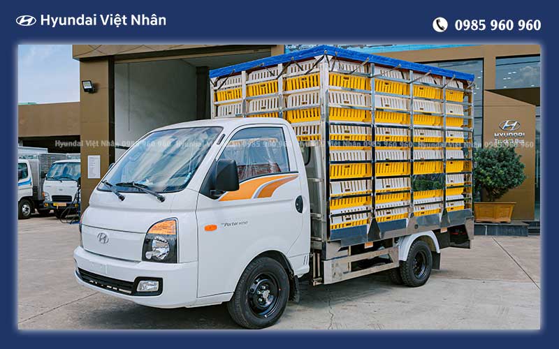 Xe 1 tấn chở gà vịt Hyundai H150