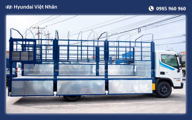 Các bửng mở thùng mui bạt 5 tấn