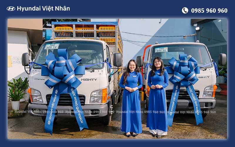Các dòng xe tải Hyundai tại Hyundai Việt Nhân chi nhánh Phú Mỹ