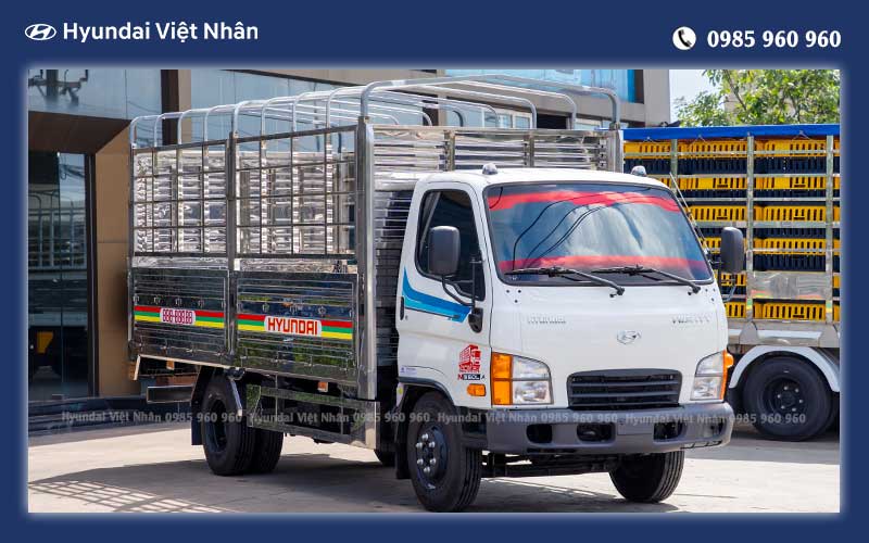 Giá xe 1 tấn 9, 2 tấn 5 Hyundai đủ thùng, đời mới