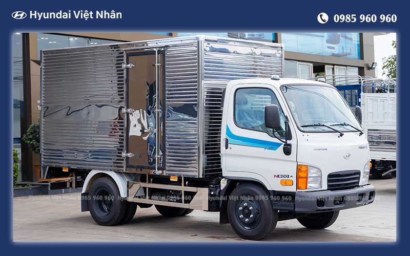 Kích thước xe tải Hyundai 1 tấn 9 thùng kín