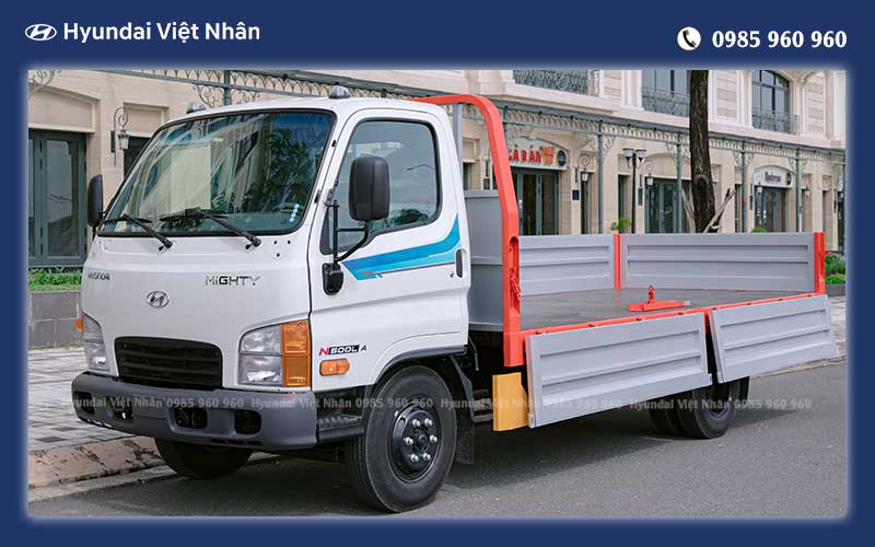 Kích thước xe tải N500LA thùng lửng