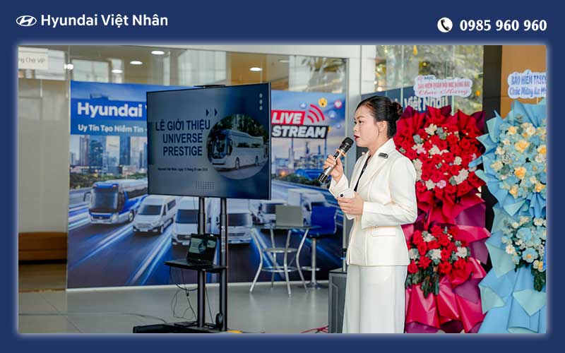Giới thiệu sản phẩm mới Hyundai Universe Prestige