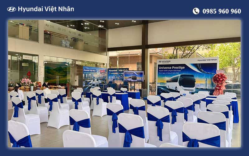 Sự kiện giới thiệu Hyundai Universe Prestige