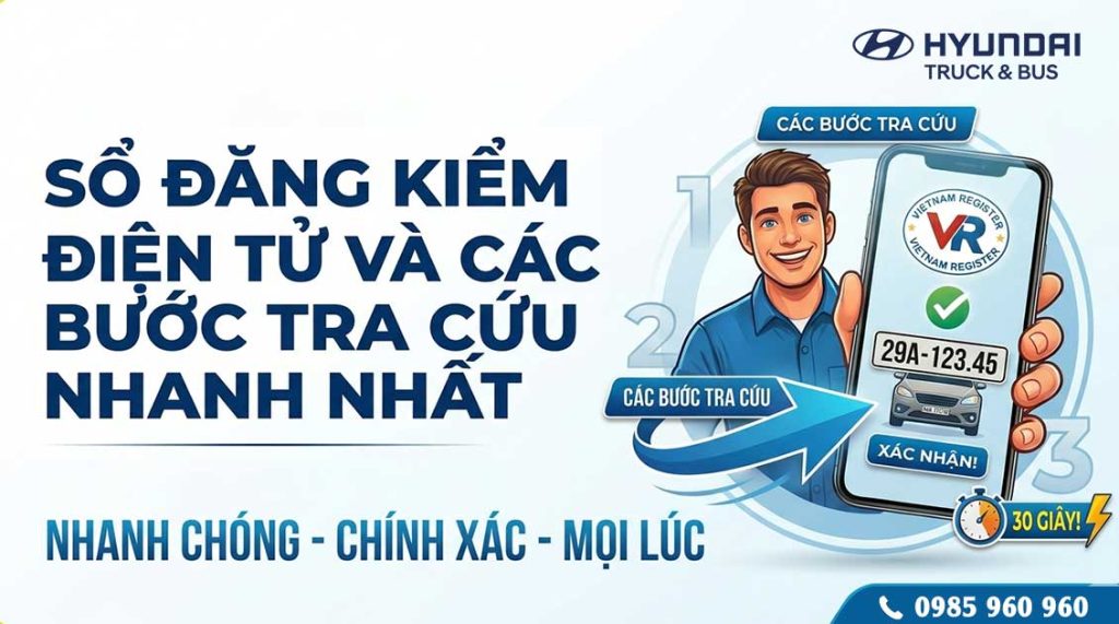 Sổ đăng kiểm điện tử và các bước tra cứu nhanh nhất