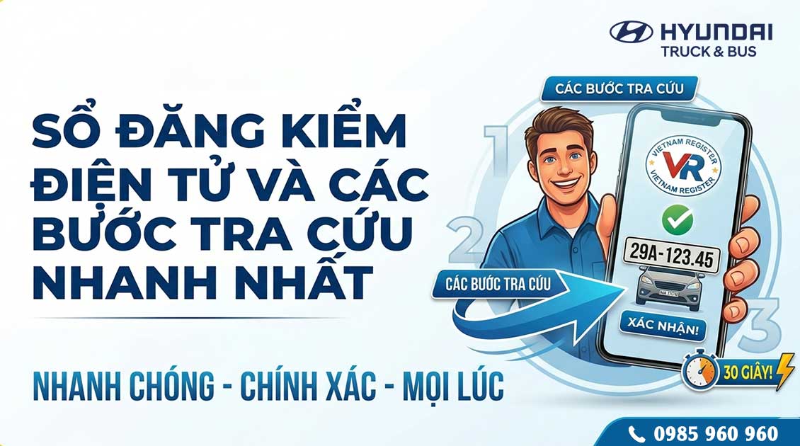 Sổ đăng kiểm điện tử và các bước tra cứu nhanh nhất