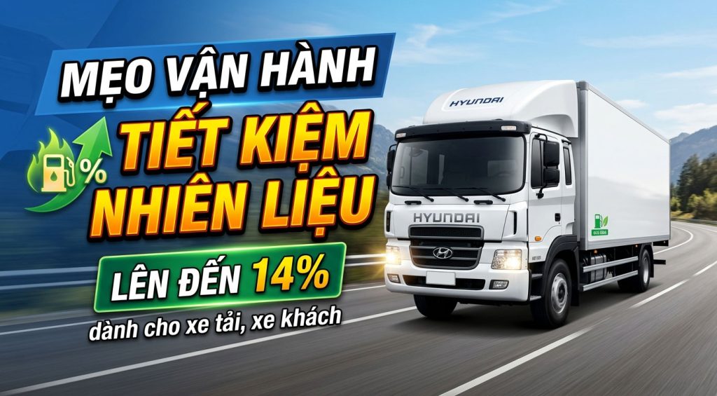 Cách vận hành xe tiết kiệm dành cho các tài xe tải, xe khách